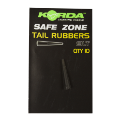 Korda - Tail Rubbers Silt - czarne gumki do bezpiecznego klipsa
